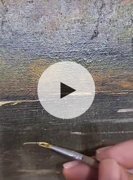 ArteDiAlina.com painting: On Golden Pond